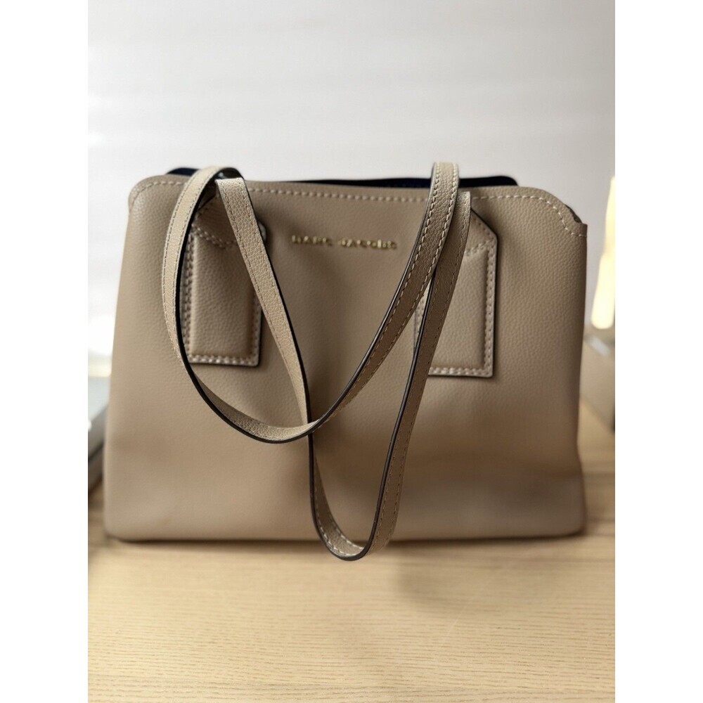 MARC JACOBS Editor Tote Griffin Beige Nude Handbag Bag Purse - Picture 8 of 13